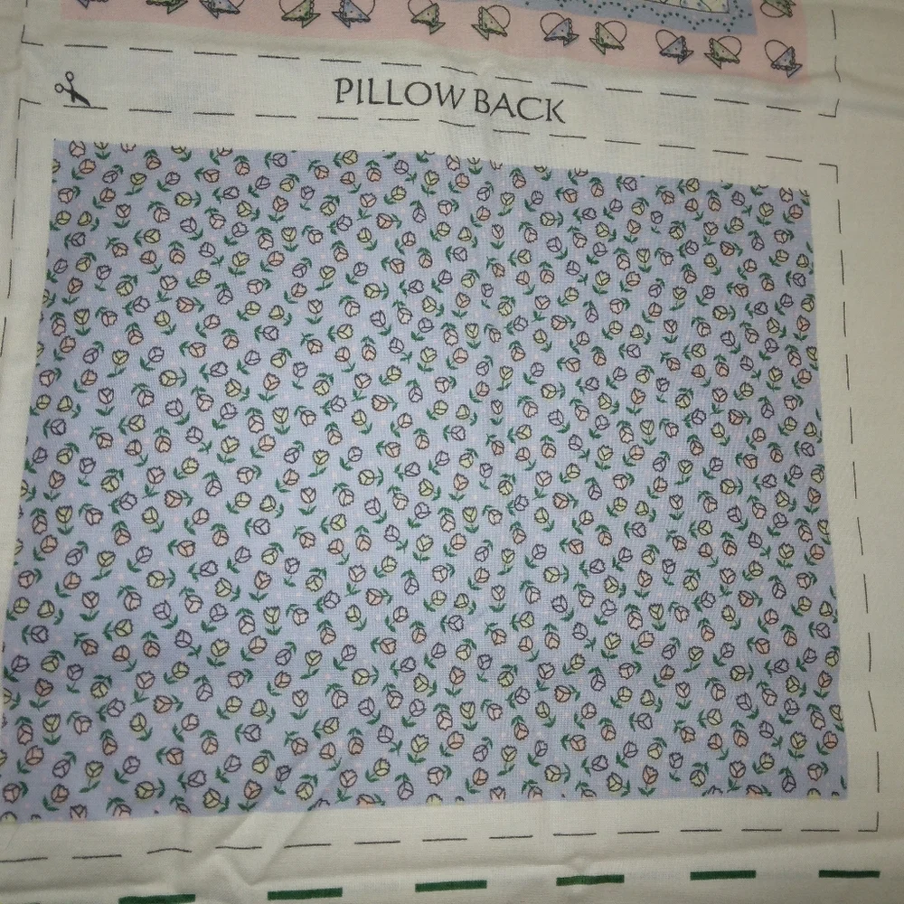 FABRIC The Flower Basket Miniature Quilt and pillow by Dorathy Dear Designs